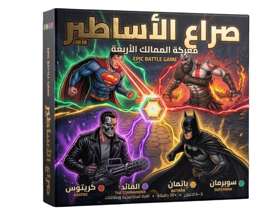 علبة لعبة صراع الأساطير: معركة الممالك الأربعة
