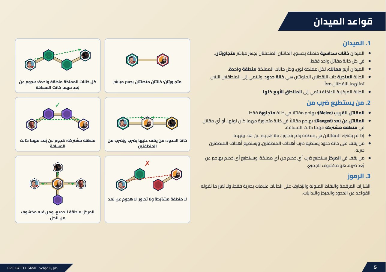 قواعد الميدان
